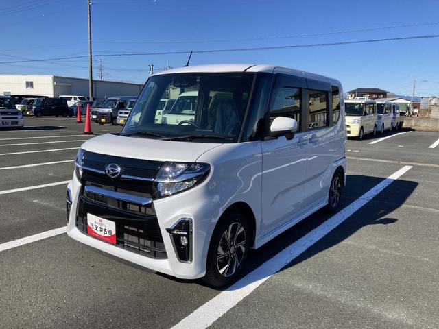 タント カスタムＸ　１４インチアルミホイール　大型エアロバンパー　フルＬＥＤヘッドランプ　オート格納式カラードドアミラー　両側パワースライドドア　キーフリーシステム　プッシュボタンスタート（6枚目）