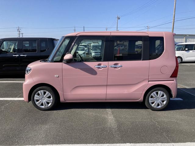 タント Ｘ　１４インチフルホイールキャップ　フルＬＥＤヘッドランプ　オート格納式カラードドアミラー　左側パワースライドドア　ＴＦＴカラーマルチインフォメーションディスプレイ　フルファブリックシート（4枚目）