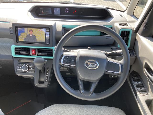 タント Ｘ　１４インチフルホイールキャップ　フルＬＥＤヘッドランプ　オート格納式カラードドアミラー　左側パワースライドドア　ＴＦＴカラーマルチインフォメーションディスプレイ　フルファブリックシート（16枚目）