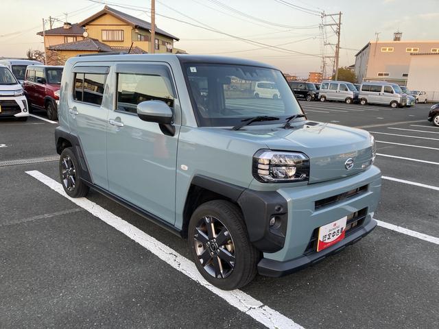 タフト Ｇターボ　１５インチアルミホイール　オートレベリング機能付フルＬＥＤヘッドランプ　ＬＥＤフォグランプ　本革巻ステアリングホイール　本革巻インパネセンターシフト　ＴＦＴカラーマルチインフォメーションディスプレイ（7枚目）