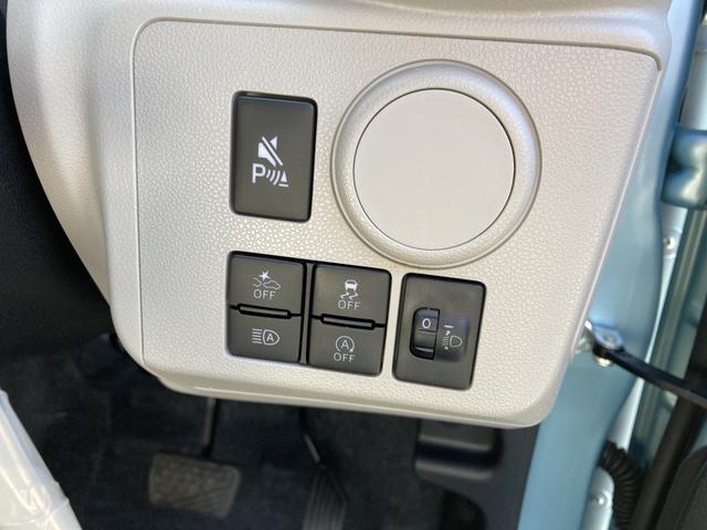 ミライース Ｘ　ＳＡＩＩＩ　１４インチフルホイールキャップ　ＬＥＤヘッドランプ　電動格納式（カラード）ドアミラー　自発光式デジタルメーターブルーイルミネーションメーター　マニュアルエアコン（ダイヤル式）　キーレスエントリー（17枚目）