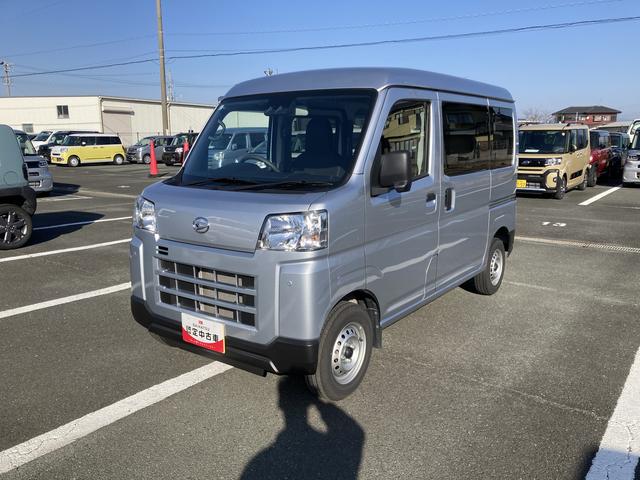 ハイゼットカーゴ ＤＸ　ＣＶＴ　撥水フルファブリックシート表皮　オーバーヘッドシェルフ　アッパートレイ　キーレスエントリー　ユースフルナット（３１ヶ所）（6枚目）