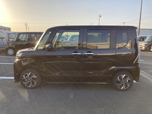 タント カスタムＸ　１４インチアルミホイール　大型エアロバンパー　フルＬＥＤヘッドランプ　オート格納式カラードドアミラー　両側パワースライドドア　キーフリーシステム　プッシュボタンスタート（4枚目）