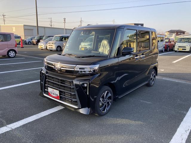 タント カスタムＸ　１４インチアルミホイール　大型エアロバンパー　フルＬＥＤヘッドランプ　オート格納式カラードドアミラー　両側パワースライドドア　キーフリーシステム　プッシュボタンスタート（6枚目）