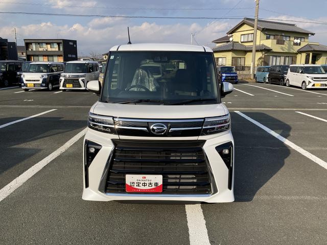 タント カスタムX 14インチアルミホイール 大型エアロバンパー フルLEDヘッドランプ オート格納式カラードドアミラー 両側パワースライドドア キーフリーシステム プッシュボタンスタート(2枚目)