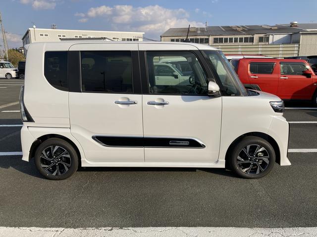 タント カスタムX 14インチアルミホイール 大型エアロバンパー フルLEDヘッドランプ オート格納式カラードドアミラー 両側パワースライドドア キーフリーシステム プッシュボタンスタート(5枚目)