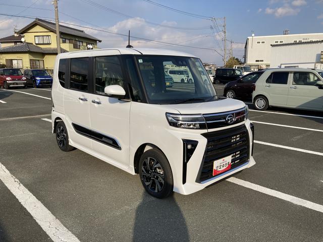 タント カスタムX 14インチアルミホイール 大型エアロバンパー フルLEDヘッドランプ オート格納式カラードドアミラー 両側パワースライドドア キーフリーシステム プッシュボタンスタート(7枚目)