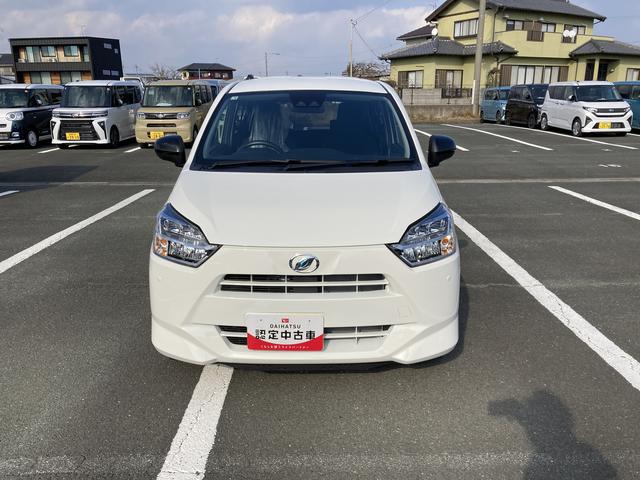 ミライース Ｘ　ＳＡＩＩＩ　１４インチフルホイールキャップ　ＬＥＤヘッドランプ　電動格納式（カラード）ドアミラー　自発光式デジタルメーターブルーイルミネーションメーター　マニュアルエアコン（ダイヤル式）　キーレスエントリー（2枚目）