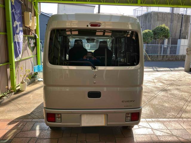 エブリイ ＰＡリミテッド　ＣＶＴ　衝突被害軽減システム　クリアランスソナー　レーンアシスト　両側スライドドア　キーレスエントリー　アイドリングストップ　オートライト　盗難防止システム　ＡＢＳ　ＥＳＣ　エアコン（15枚目）
