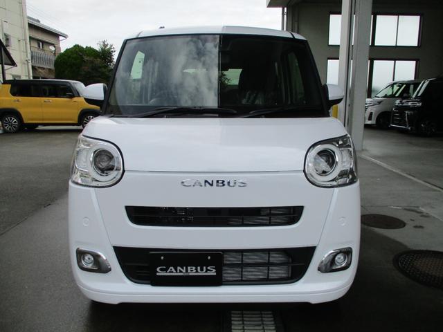 ムーヴキャンバス セオリーＧ　５ドア　ＣＶＴ　プッシュスタート　両側パワースライドドア　ＬＥＤヘッドランプ・フォグランプ　スマアシ　ＳＲＳエアバック　置きラクボックス　リアカメラ　コーナーセンサー（2枚目）