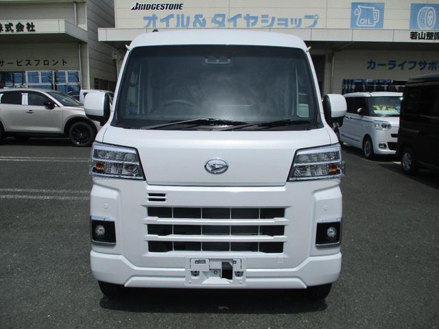 ハイゼットカーゴ クルーズターボ　５ドア　ＣＶＴ　ターボ　２ＷＤ　プッシュスタート　ＬＥＤヘッドランプ・フォグランプ　ＡＢＳ　Ｗエアバック　スマアシ　コーナーセンサー前後　両側スライドドア　９インチスマホ連携ディスプレイオーディオ（2枚目）