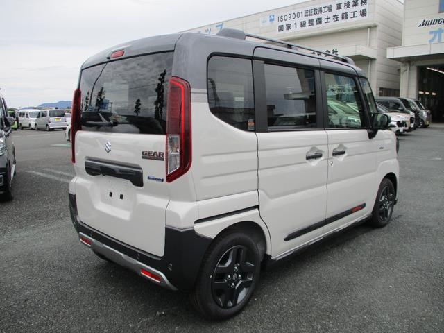 スペーシアギア ハイブリッドXZ ターボ 5ドア CVT ターボ プッシュスタート LEDヘッドランプ・フォグランプ 両側パワースライドドア 衝突被害軽減装置 前後コーナーセンサー 全方位モニター付きメモリーナビ SRSエアバック(5枚目)