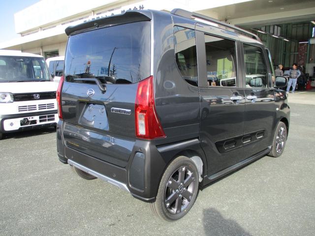 タント ファンクロスターボリミテッド　５ドア　ＣＶＴ　プッシュスタート　両側パワースライドドア　ＬＥＤヘッドランプ・フォグランプ　スマアシ　ＳＲＳエアバック　コーナーセンサー　９インチスマホ連携ディスプレイオーディオ　リアカメラ　ＥＴＣ（5枚目）