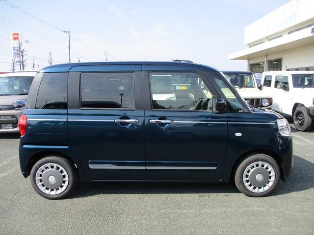 ムーヴキャンバス セオリーG 5ドア CVT プッシュスタート 両側パワースライドドア スマアシ SRSエアバック LEDヘッドランプ・フォグランプ 置きラクボックス 前後コーナーセンサー 9インチスマホ連携ディスプレイオーディオ(4枚目)