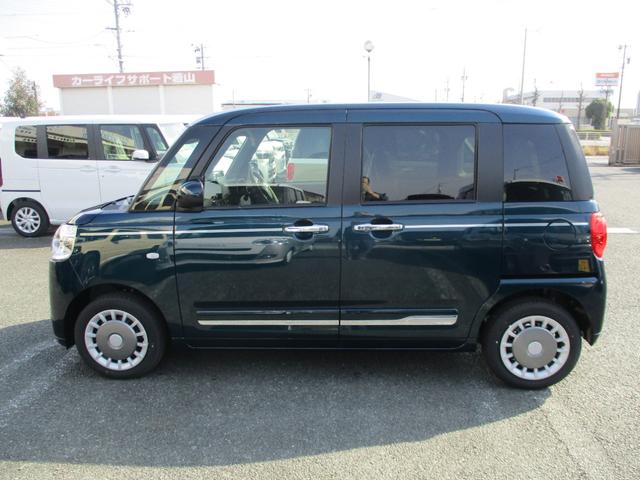 ムーヴキャンバス セオリーG 5ドア CVT プッシュスタート 両側パワースライドドア スマアシ SRSエアバック LEDヘッドランプ・フォグランプ 置きラクボックス 前後コーナーセンサー 9インチスマホ連携ディスプレイオーディオ(8枚目)