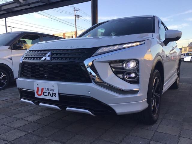 エクリプスクロスＰＨＥＶ Ｐ　／車検整備付／スマホ連携ナビゲーション／フルセグ／マルチアラウンドモニター／Ｓ－ＡＷＣ／ハーフレザーシート／シートヒーター／ＬＥＤヘッドライト／レーダークルーズコントロール／前後ドラレコ／（54枚目）