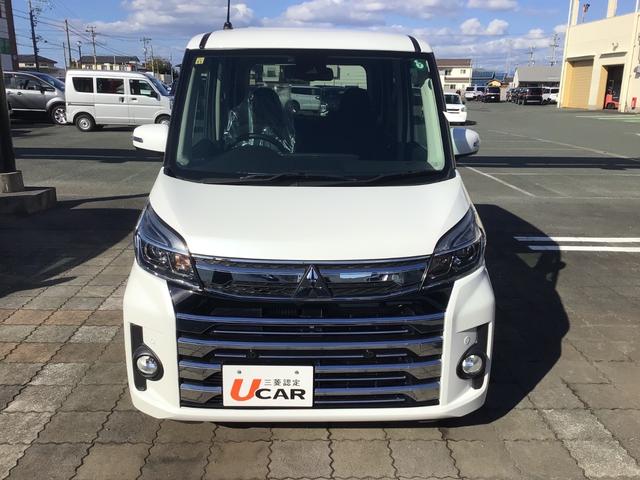 ｅＫスペースカスタム カスタムＴ　セーフティパッケージ　／車検整備付／両側パワースライドドア／社外ナビゲーション／フルセグ／マルチアラウンドモニター／ターボ／スマートキー＆プッシュスタート／（3枚目）