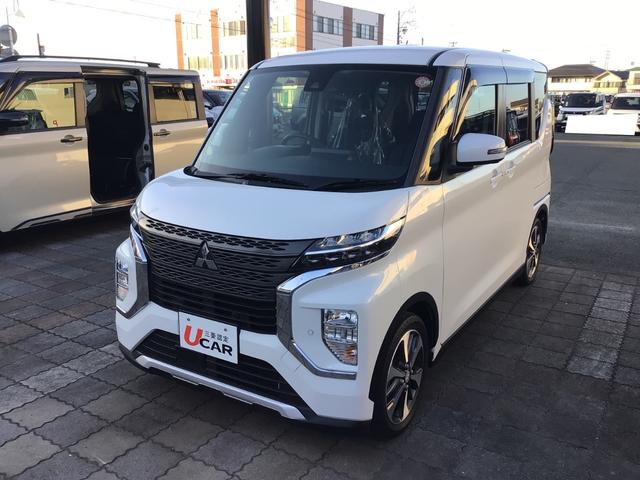 ｅＫクロススペース Ｔ　／ターボ／社外ナビゲーション／フルセグ／Ｂｌｕｅｔｏｏｔｈ　ａｕｄｉｏ／マルチアラウンドモニター／デジタルインナーミラー／助手席側パワースライドドア／シートヒーター／クリアランスソナー／（2枚目）