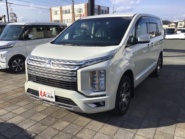 デリカＤ：５ Ｇ　パワーパッケージ　／車検整備付／社外９インチナビゲーション／フルセグ／Ｂｌｕｅｔｏｏｔｈ　ａｕｄｉｏ／全方位モニター／リヤフリップダウンモニター／両側パワースライドドア／パワーバックドア／ドライブレコーダー／ＥＴＣ／（2枚目）