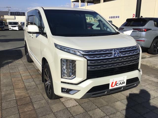 デリカＤ：５ Ｇ　パワーパッケージ　／車検整備付／社外９インチナビゲーション／フルセグ／Ｂｌｕｅｔｏｏｔｈ　ａｕｄｉｏ／全方位モニター／リヤフリップダウンモニター／両側パワースライドドア／パワーバックドア／ドライブレコーダー／ＥＴＣ／（4枚目）