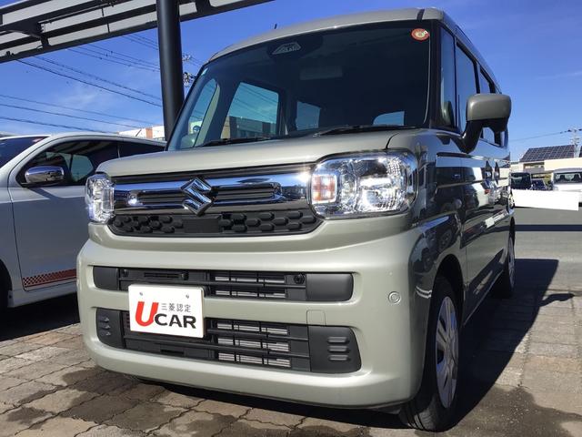 スペーシア ハイブリッドＸ　／全方位モニター付メモリーナビゲーション／フルセグ／セーフティプラスパッケージ／両側パワースライドドア／シートヒーター／デュアルブレーキサポート２／電動パーキングブレーキ／スマートキー／（53枚目）