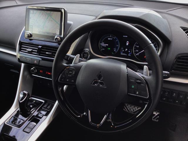 エクリプスクロスＰＨＥＶ Ｐ　試乗車／８インチスマホ連携ナビゲーション／フルセグ／マルチアラウンドモニター／ＥＴＣ／全席シートヒーター／ＨＵＤ／パワーバックドア／マイパイロット　１５００Ｗ電源（40枚目）