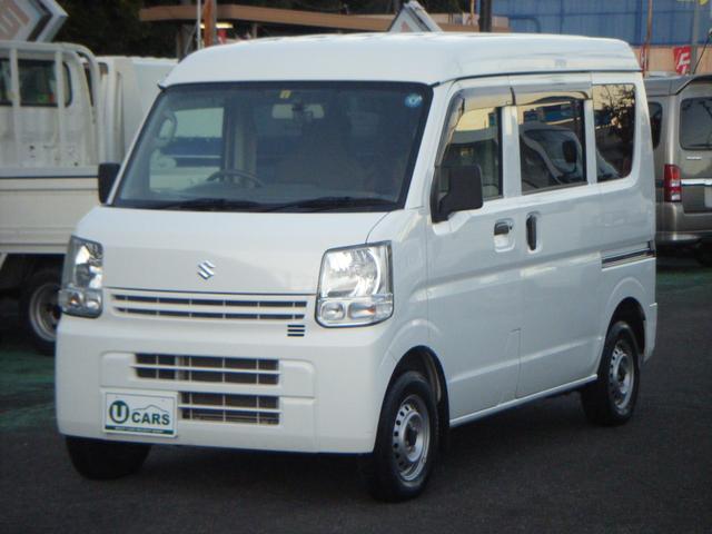 エブリイ ＰＡ　１２か月・走行距離無制限保証　パートタイム４ＷＤ　５ＡＧＳ　走行２８６３２ｋｍ　社外ナビ・ＴＶ　社外キーレス　ＬＥＤヘッドライト　ＥＴＣ（3枚目）