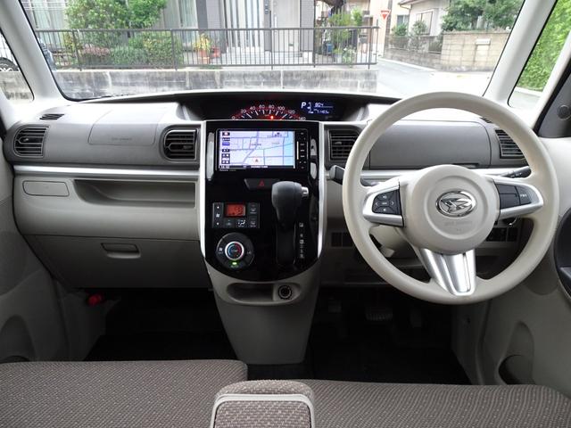 タント Xターボ SAIII フルセグナビ バックカメラ パワースライドドア ブルートゥースオーディオ フォグランプ オートハイビーム 衝突軽減システム スマートキー 禁煙車 シートヒーター オート格納ミラー ステアリングスイッチ(4枚目)