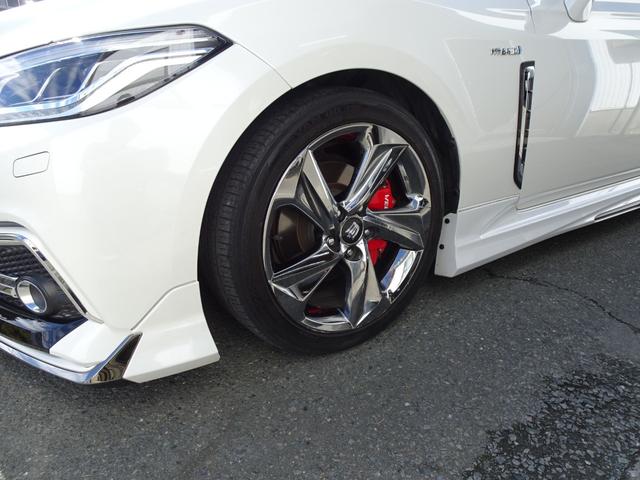 クラウンハイブリッド RS モデリスタフロントサイドリアエアロ モデリスタクールシャインキット TRDトランクスポイラー サンルーフ レーダークルーズ デジタルミラー TZドラレコ BSM HUD Bカメラ シートヒーター(47枚目)