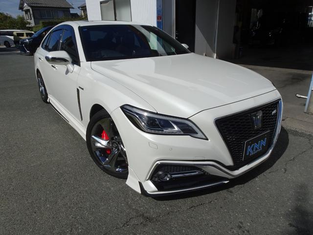 クラウンハイブリッド RS モデリスタフロントサイドリアエアロ モデリスタクールシャインキット TRDトランクスポイラー サンルーフ レーダークルーズ デジタルミラー TZドラレコ BSM HUD Bカメラ シートヒーター(67枚目)