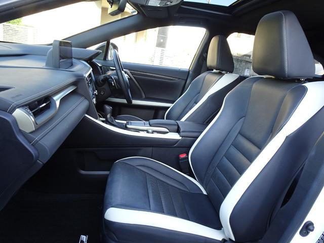 RX RX300 Fスポーツ TRDフルエアロ&マフラー 後期型 サンルーフ 全方位カメラ ブラックコンビレザー 後席シートヒーター BSM HUD TVキャンセラー ベンチレーション 衝突軽減 レーダークルーズ AC100V(6枚目)