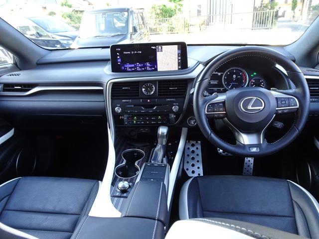 RX RX300 Fスポーツ TRDフルエアロ&マフラー 後期型 サンルーフ 全方位カメラ ブラックコンビレザー 後席シートヒーター BSM HUD TVキャンセラー ベンチレーション 衝突軽減 レーダークルーズ AC100V(19枚目)