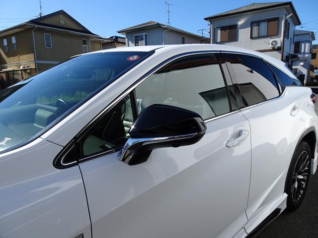 RX RX300 Fスポーツ TRDフルエアロ&マフラー 後期型 サンルーフ 全方位カメラ ブラックコンビレザー 後席シートヒーター BSM HUD TVキャンセラー ベンチレーション 衝突軽減 レーダークルーズ AC100V(48枚目)