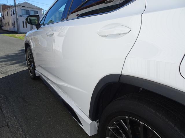 RX RX300 Fスポーツ TRDフルエアロ&マフラー 後期型 サンルーフ 全方位カメラ ブラックコンビレザー 後席シートヒーター BSM HUD TVキャンセラー ベンチレーション 衝突軽減 レーダークルーズ AC100V(50枚目)