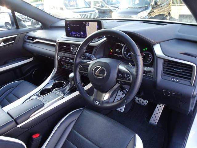 RX RX300 Fスポーツ TRDフルエアロ&マフラー 後期型 サンルーフ 全方位カメラ ブラックコンビレザー 後席シートヒーター BSM HUD TVキャンセラー ベンチレーション 衝突軽減 レーダークルーズ AC100V(72枚目)