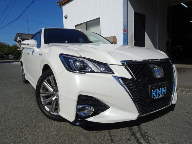 クラウンハイブリッド アスリートＳ　後期型　純正オプションフロントリアエアロ　メーカーナビ　セーフティセンス　トランクスポイラー　Ｂカメラ　レーダークルーズ　リアガラスフィルム　ドラレコ　サンシェード　ハンドルヒーター　ＴＶキャンセラー（18枚目）