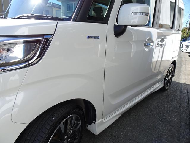 フレアワゴンカスタムスタイル ハイブリッドＸＳ　全方位カメラ　フルセグナビ　デュアルカメラブレーキ　両側電動　レーダークルーズ　前後ドラレコ　ハーフレザー　ワンオーナー禁煙車　誤発進抑制　シートヒーター　ＥＴＣ　２０２４年製ＢＳタイヤ　グー鑑定済み（30枚目）