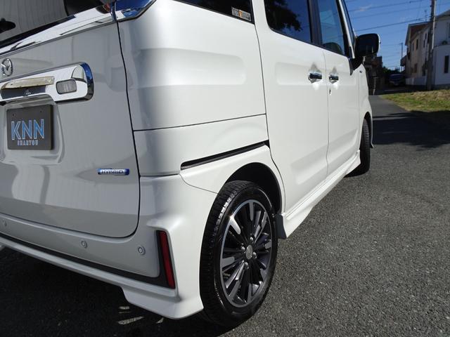 フレアワゴンカスタムスタイル ハイブリッドＸＳ　全方位カメラ　フルセグナビ　デュアルカメラブレーキ　両側電動　レーダークルーズ　前後ドラレコ　ハーフレザー　ワンオーナー禁煙車　誤発進抑制　シートヒーター　ＥＴＣ　２０２４年製ＢＳタイヤ　グー鑑定済み（39枚目）