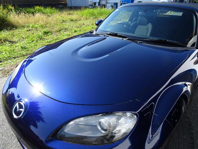 ロードスター ＲＳ　新品幌張替え済み　ＨＩＤライト　６速マニュアル　ＥＴＣ　ビルシュタインサス　後期型　スマートキー　マツダナビ　ブルートゥースオーディオ　修復歴無し　グー鑑定済み車（4枚目）