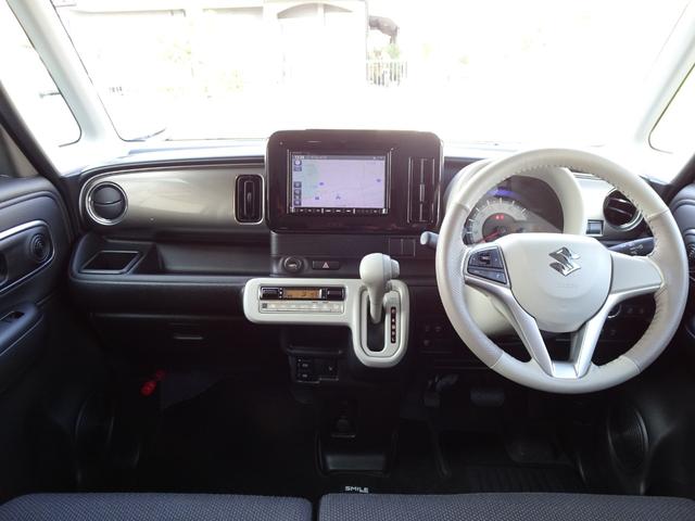 ワゴンRスマイル ハイブリッドSリミテッド 純正8インチナビ 全方位カメラ 両側電動スライド 衝突軽減システム 誤発進抑制 メッキヘッドランプガーニッシュ USBタイプC対応 HDMI シートヒーター LEDヘッド ツートンカラー グー鑑定済み(3枚目)