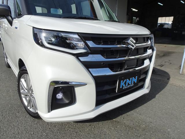 ソリオ ハイブリッドMZ メーカーOPスズキコネクト全方位9インチナビ スズキセーフティサポート フロアマット レーダークルーズ カープレイ 両側電動 HUD ツートンカラー 誤発進抑制 後退時ブレーキアシスト 禁煙車 BSM(31枚目)