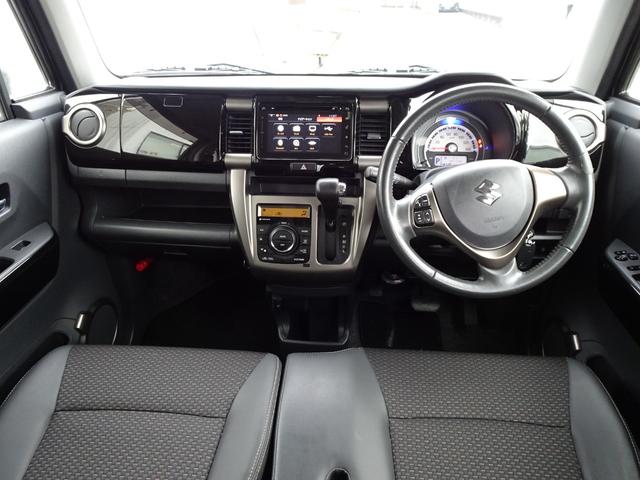 ハスラー ＪスタイルＩＩ　全方位カメラ付き純正８インチナビ　デュアルカメラブレーキＳ　フロントシートヒーター　ＨＩＤオートライト＆ＬＥＤフォグ　前後ドラレコ　ＵＳＢ　ハーフレザー　ブルートゥース　ステアリングスイッチ　禁煙車（3枚目）