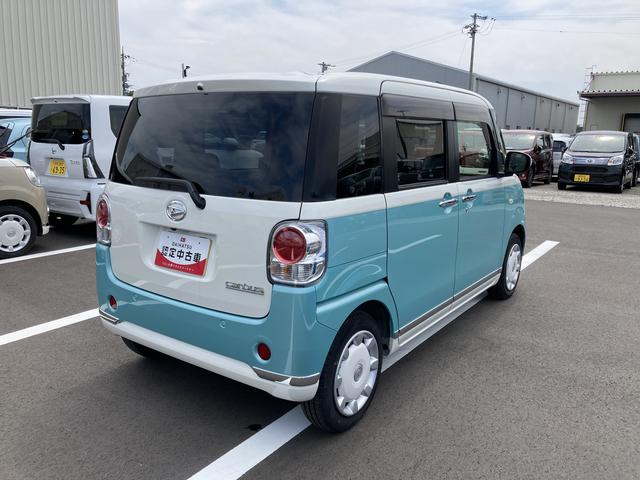ムーヴキャンバス ＧメイクアップＶＳ　ＳＡＩＩＩ　１４インチフルホイールキャップ　ＬＥＤヘッドランプ　キーフリーシステム　両側パワースライドドア　オートエアコン（プッシュ式）　オートライト　置きラクボックス（8枚目）