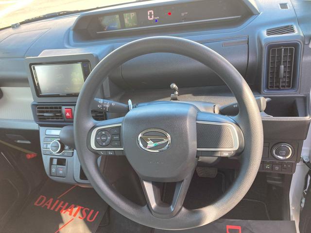 タント X ナビ付 14インチフルホイールキャップ フルLEDヘッドランプ オート格納式カラードドアミラー 左側パワースライドドア TFTカラーマルチインフォメーションディスプレイ フルファブリックシート(21枚目)