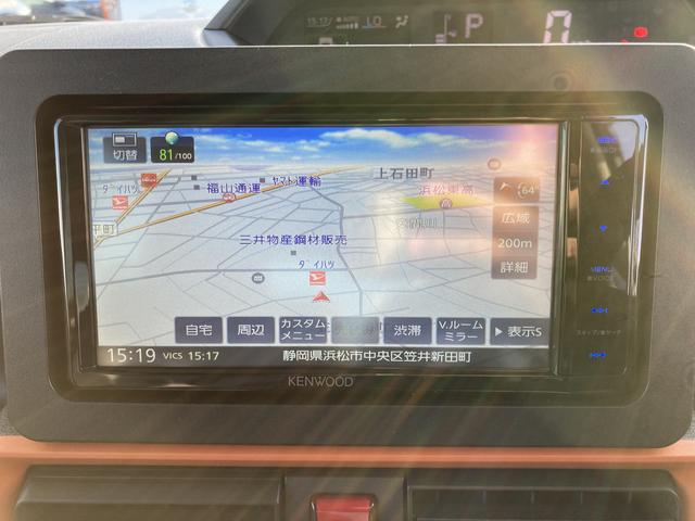 タント ファンクロス　ナビ付　ナビ　１４インチアルミホイール　大型エアロバンパー　フルＬＥＤヘッドランプ　オート格納式カラードドアミラー　両側パワースライドドア　キーフリーシステム　プッシュボタンスタート（10枚目）