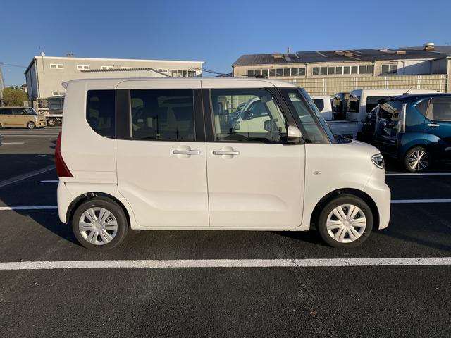 タント Ｘ　ナビ付　ナビ　１４インチフルホイールキャップ　フルＬＥＤヘッドランプ　オート格納式カラードドアミラー　左側パワースライドドア　ＴＦＴカラーマルチインフォメーションディスプレイ　フルファブリックシート（5枚目）