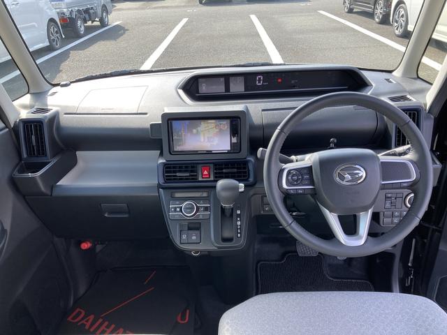 タント Ｘターボ　ナビ付　ナビ　１４インチフルホイールキャップ　フルＬＥＤヘッドランプ　オート格納式カラードドアミラー　左側パワースライドドア　ＴＦＴカラーマルチインフォメーションディスプレイ　フルファブリックシート（15枚目）