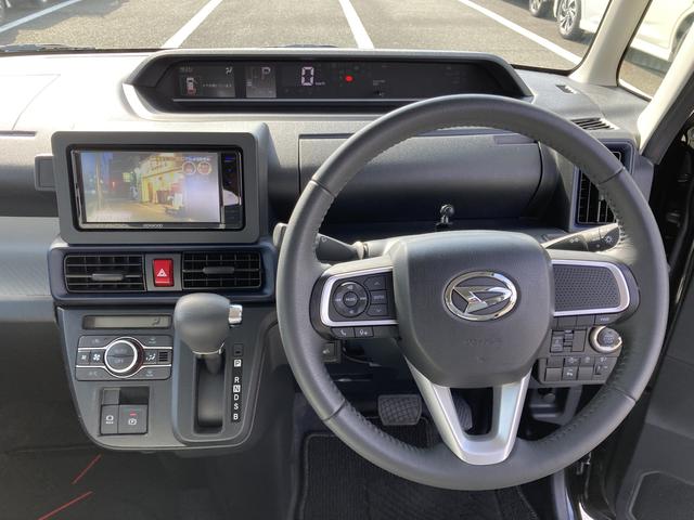 タント Ｘターボ　ナビ付　ナビ　１４インチフルホイールキャップ　フルＬＥＤヘッドランプ　オート格納式カラードドアミラー　左側パワースライドドア　ＴＦＴカラーマルチインフォメーションディスプレイ　フルファブリックシート（16枚目）