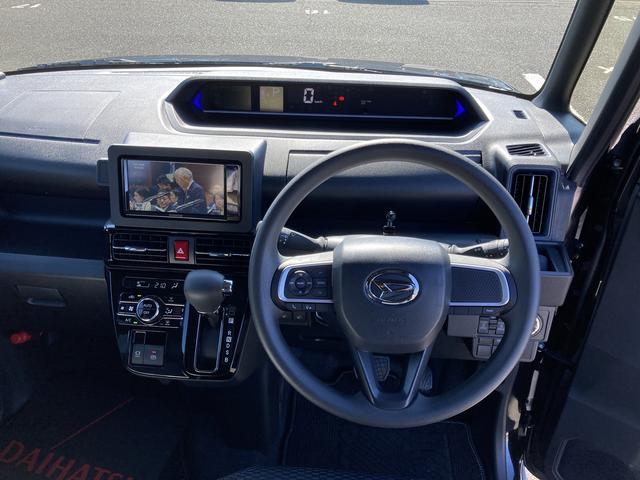 タント カスタムＸ　ナビ付　ナビ　１４インチアルミホイール　大型エアロバンパー　フルＬＥＤヘッドランプ　オート格納式カラードドアミラー　両側パワースライドドア　キーフリーシステム　プッシュボタンスタート（16枚目）