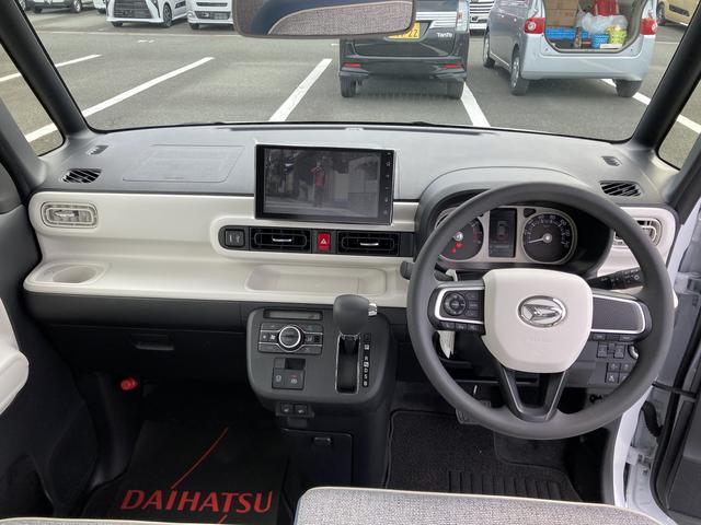 ムーヴキャンバス ストライプスＧ　ナビ付　ナビ　１４インチフルホイールキャップ　ＬＥＤヘッドランプ　ＬＥＤフォグランプ　ホっとカップホルダー　両側パワースライドドア　キーフリーシステム　プッシュボタンスタート　ＵＶカットガラス（15枚目）